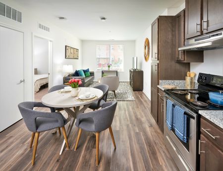 Image of Kitchen Living and Dining Area | Ovation at Arrowbrook | Affordable Herndon VA Apartments