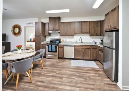 Image of Kitchen and Dining Area | Ovation at Arrowbrook | Herndon VA Apartments