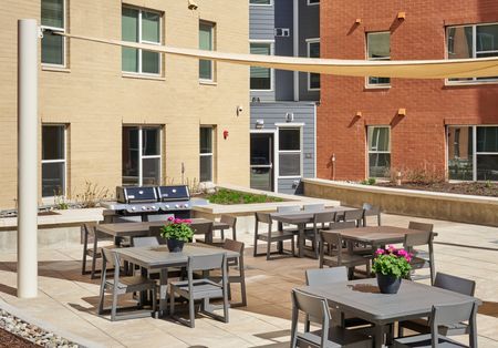 Image of the BBQ Area | Ovation at Arrowbrook | Affordable Herndon VA Apartments