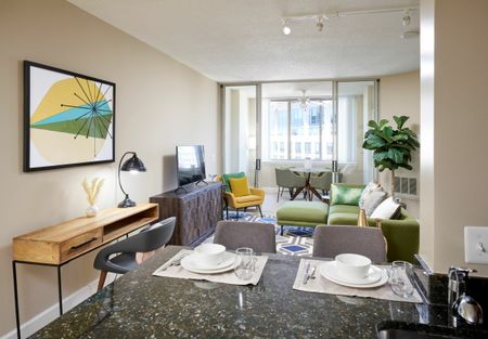 Image of Kitchen Living Sunroom | Meridian at Eisenhower Station | Luxury Alexandria VA Apartments