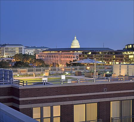 Rooftop Deck With BBQ Area and Capitol Views | 360 H Street | Washington DC Apartments | H Street Apartments