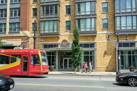 DC Street Car Stops Right Outside Our Door | 360 H Street | Washington DC Apartments | H Street Apartments