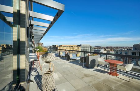 Enjoy the Roof Deck Space With Access to the Club Room | Meridian on First | Navy Yard Apartments | Washington DC Apartments