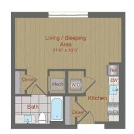 Image of S-A Floor Plan | Ovation at Arrowbrook | Herndon Apartments