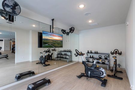 24-Hour Fitness Center with Yoga Space