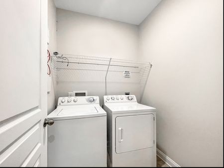 Full-Size Washer and Dryer in-unit