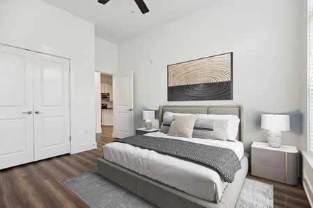 Spacious bedrooms  at Lofts at Weston apartments