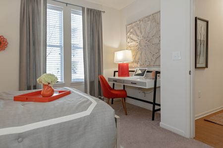 Model unit master bedroom
