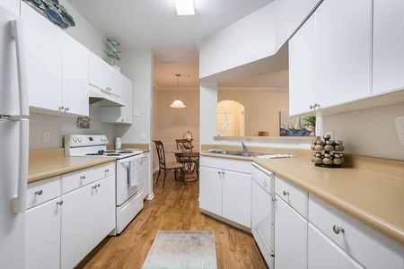 Model apartment kitchen