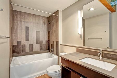 Ornate Bathroom | Bellevue Washington Apartments | Sylva on Main