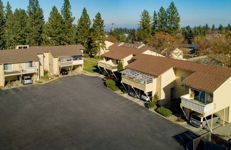 Building Exterior and Parking Lot Area | Spokane WA Apartments | Mt Vernon Terrace