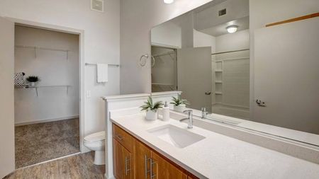 Large Vanity Mirror and Extra Cabinet and Courter Space | Apartments in Las Vegas NV for Rent | Lofts at 7100