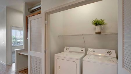 In-Unit Stackable or Full Sized Washer & Dryer  | Apartments in Las Vegas Nevada for Rent | Lofts at 7100