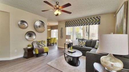 Elegant Living Room | 1 Bedroom Apartments In Chandler Az | Arches at Hidden Creek