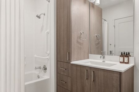 Elegant Bathroom with Soak-In Tub | Apartments in Edgewood | 207 East