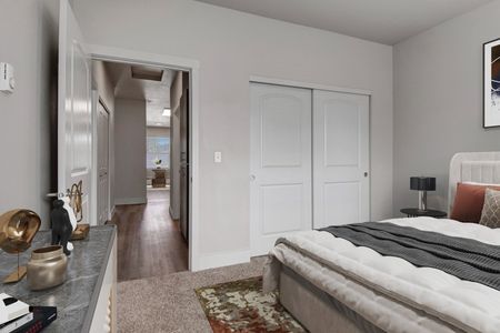Bedroom with Large Closets | Tualatin OR Apartments | River Ridge