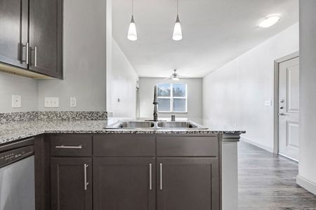 Kitchen with Granite Countertops | Kyle, TX Apartments | Oaks of Kyle