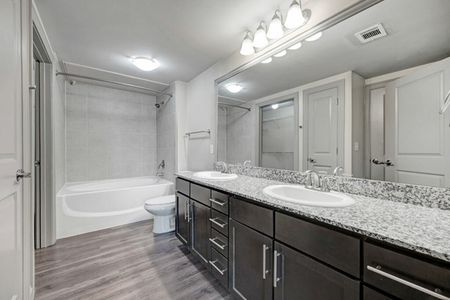Bathroom with Extra Cabinet Space | Apartments in Kyle TX | Oaks of Kule