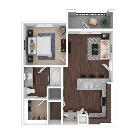 One Bedroom Apartments | Apartments in Kyle TX | Oaks of Kyle Apartments