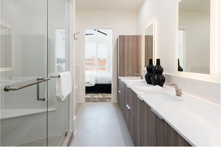Luxury Apartment in Highland Park Dallas Apartments Community View Latch Smart Access Porcelanosa Countertops