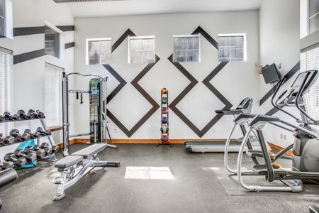 Free weights and TRX station included in the fitness center