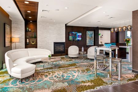 Lobby lounge with seating