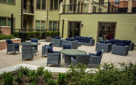 Resident Courtyard with Tons of Seating