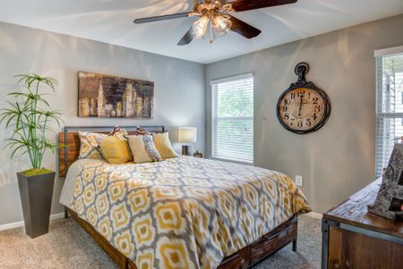 Fully furnished bedroom