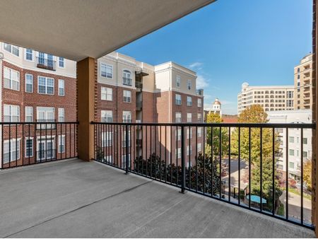 Balcony area overlooking city  | The Rocca Apartments in Atlanta, GA