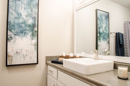 Spacious Bathroom with Designer Sink | Nashville TN Apartments | Bellevue West 1