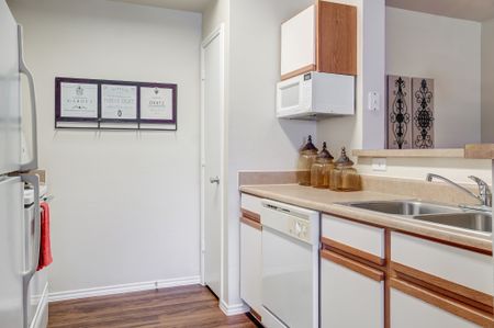 Kitchen with stylish interiors