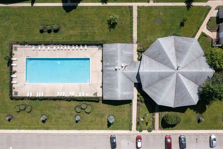 Pool With Sundeck Aerial