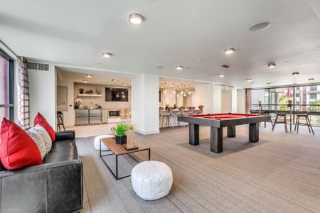 Game Room with Pool Tables and Bar Area