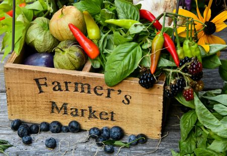 Farmers market basket
