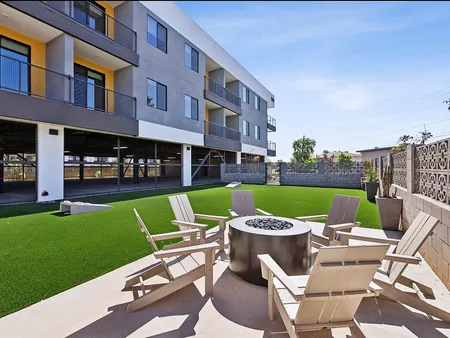 Shared outdoor space at ASA Midtown.
