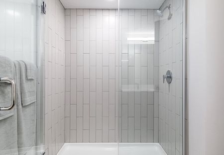 Walk-in Shower | Dixon Place Apartments | Salt Lake City, UT