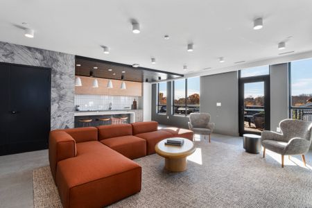 Rooftop lounge at West End Yards | Apartments In Portsmouth, NH
