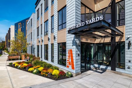 Exterior Entrance for West End Yards | Portsmouth, New Hampshire Apartments