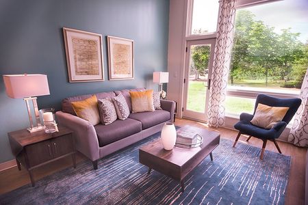 Elegant Living Room | 1 Bedroom Apartments In Portsmouth NH | Veridian Residences