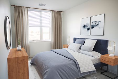 Spacious Master Bedroom | Portsmouth NH Apartments For Rent Downtown | Veridian Residences