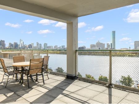 roof deck  at 100 Memorial Drive | Apartments in Cambridge