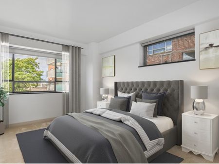 Comfortable Bedroom | 100 Memorial Drive | Cambridge Apartments