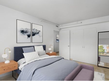 Spacious Bedroom | 100 Memorial Drive | Cambridge, Massachusetts Apartments