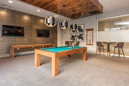 Billiard table in gaming area  | The Southerly | Towson, Maryland Apartments