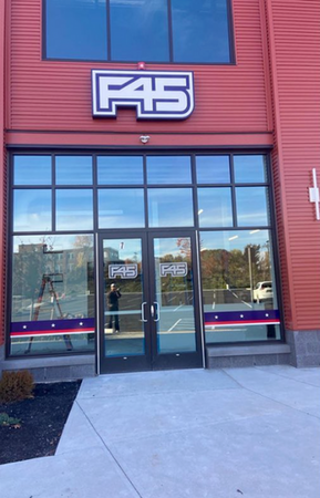 Retail area featuring F45 at West End Yards | Portsmouth, New Hampshire Apartments