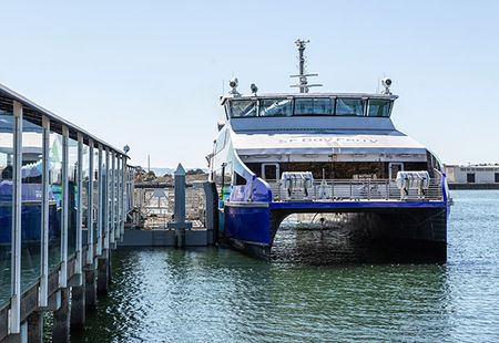 Ferry on the water