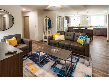 Spacious Living Room | Apartments Near IU Bloomington | The Avenue on College