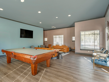 pool table brightside apartments
