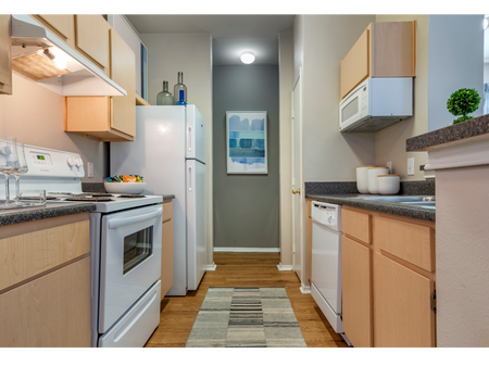 kitchen at brightside apartments