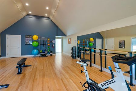 The Mansion at Chase Village Yoga and Cardio Room